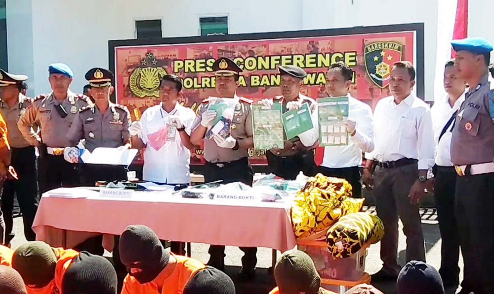 Ungkap kasus awal Tahun 2020 Polresta Banyuwangi