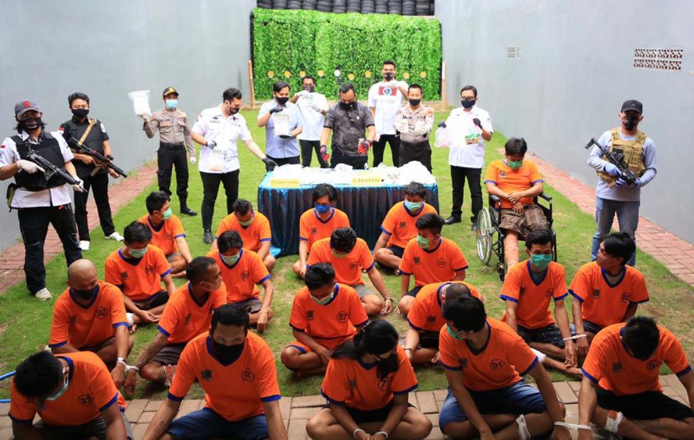 Tak Sampai Satu Bulan, 23 Kasus Narkoba Jaringan Surabaya Dibongkar