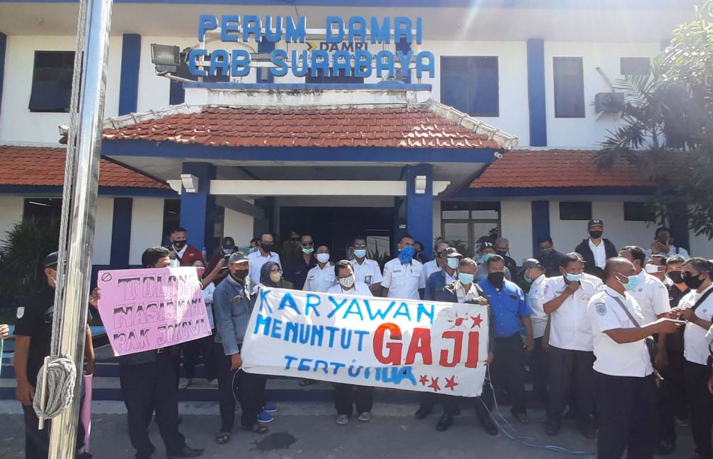Kecewa Hasil Mediasi, Karyawan Damri di Surabaya Ancam Mogok Kerja