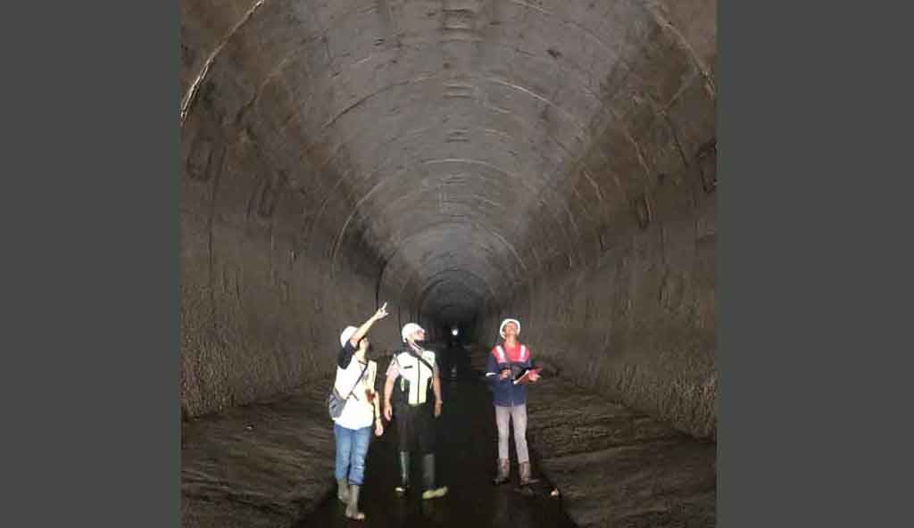 Pengecekan terowongan