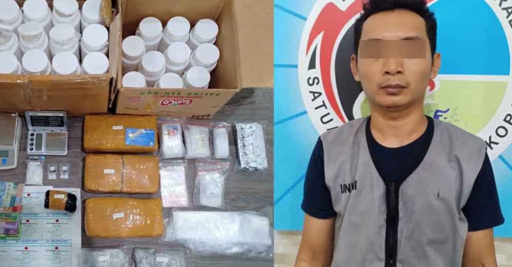 Kurir Narkoba Jaringan Lapas Ditangkap, Sabu hingga Ganja Disita