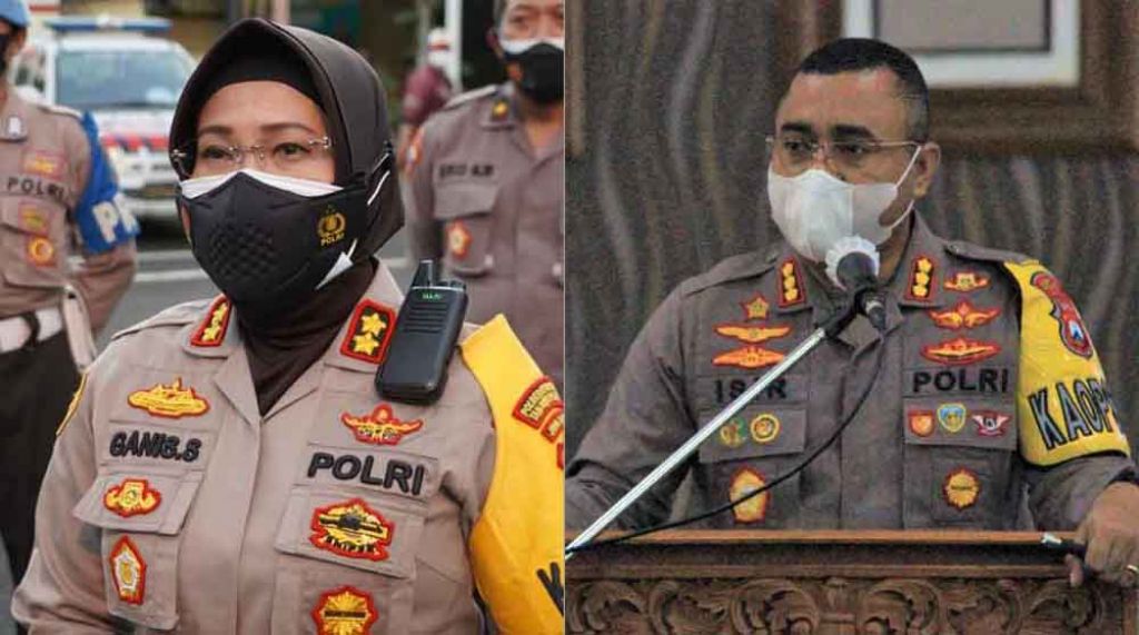 AKBP Ganis Setyaningrum dan Kombes Pol Johnny Eddizon Isir