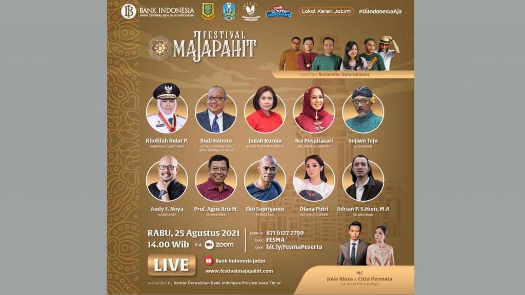 Kekayaan Budaya Mojokerto Siap Ditampilkan di Festival Majapahit 2021