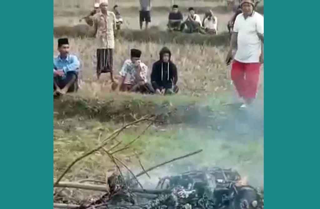 Identitas Pria Diduga Maling Motor yang Dibakar Massa di Bangkalan Terungkap