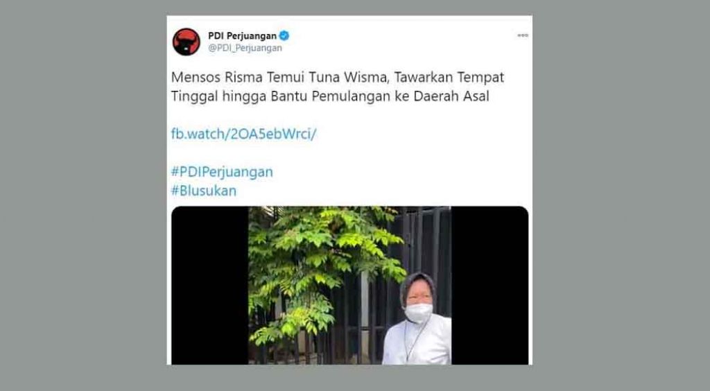 Komentar Netizen Mengundang Senyum saat Menanggapi Risma Blusukan