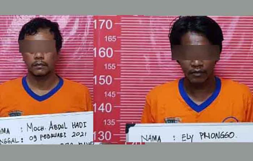 Bawa Kabur dan Gadaikan Motor Rekannya, Dua Pria Ditangkap