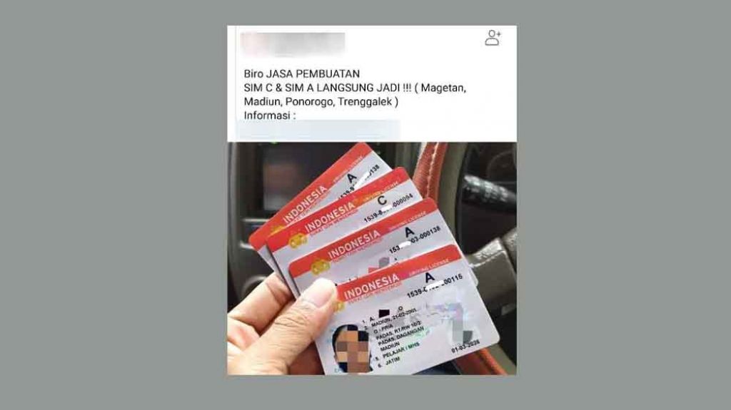 Tangkapan layar di Facebook
