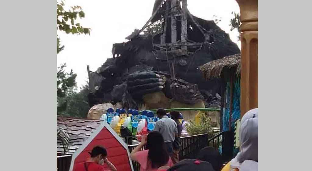 Gempa di Malang Rusakkan Puluhan Bangunan hingga Patung Gorila Jatim Park II