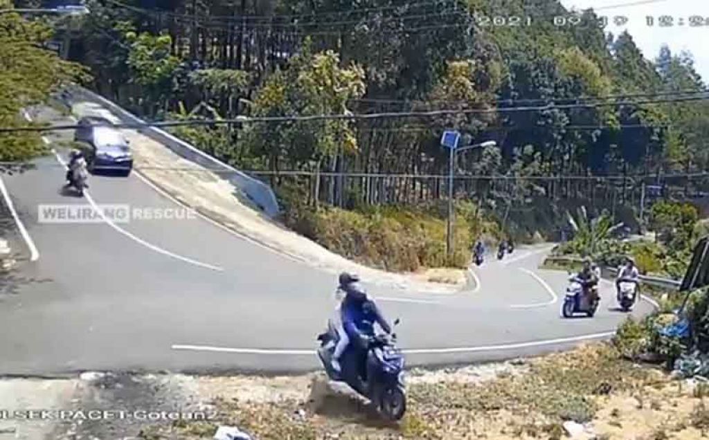 Kecelakaan di jalur Batu-Mojokerto (Foto-foto: istimewa)