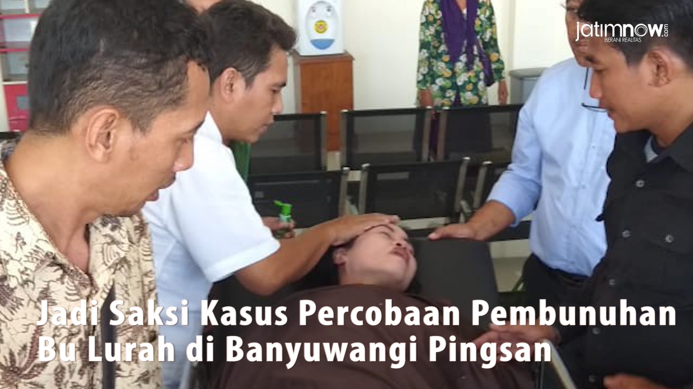 Video: Bu Lurah di Banyuwangi Pingsan di Pengadilan