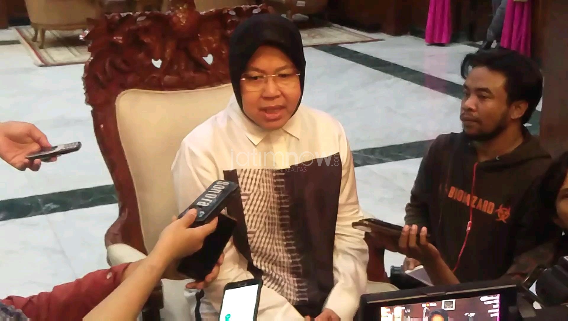 Wali Kota Surabaya Tri Rismaharini/Foto: Arry Saputra.