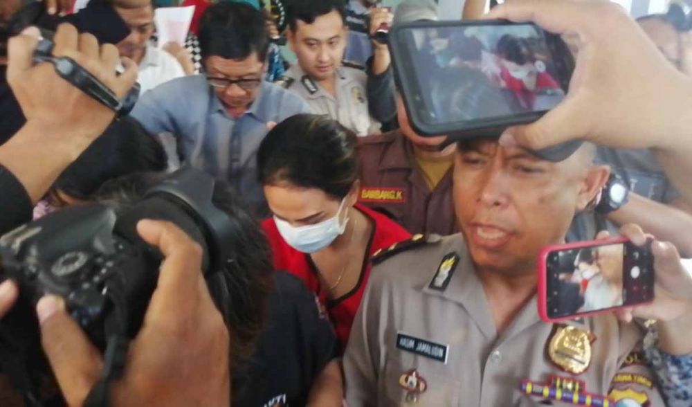 Vanessa Angel ditahan di Rutan Medaeng