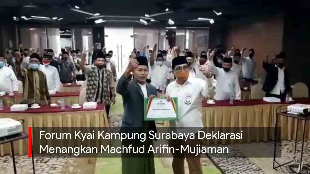 Video: Forum Kyai Kampung Deklarasi Menangkan Machfud Arifin-Mujiaman