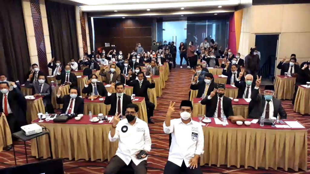 Dukungan ratusan advokat di Surabaya untuk Machfud Arifin-Mujiaman Sukirno