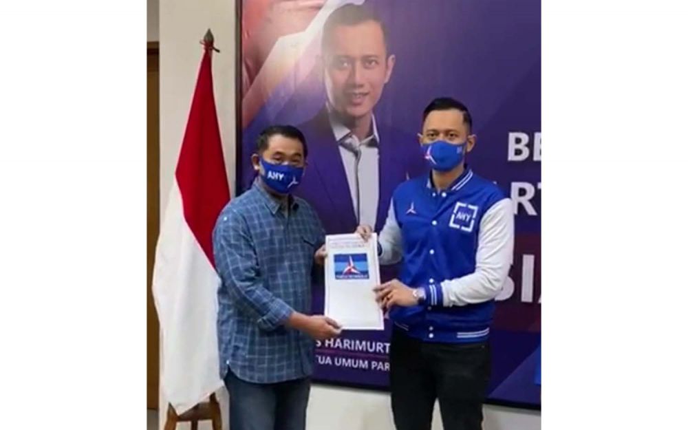 Beredar Video AHY Serahkan Rekomendasi untuk Yusuf Widyatmoko