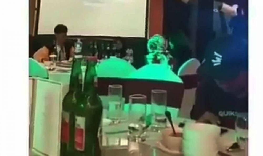 Capture video buka puasa bersama di Malang pakai minuman diduga beralkohol yang beredar