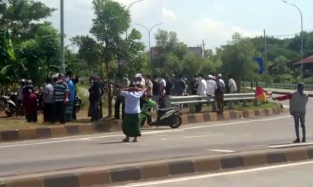 Tangkapan layar video yang beredar