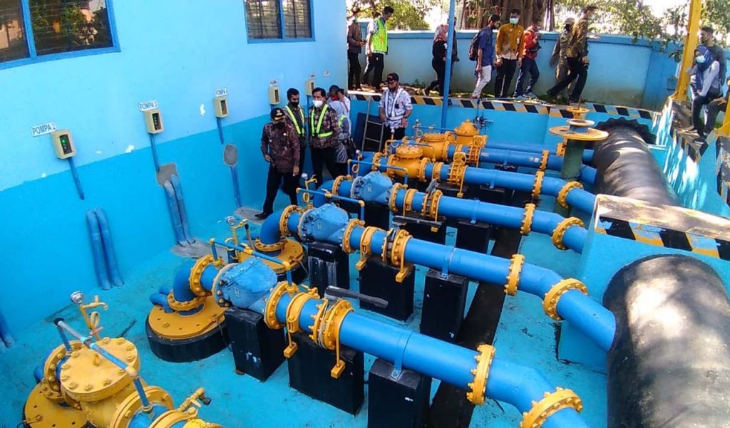 Wali Kota Malang, Sutiaji sidak ke penampungan air PDAM