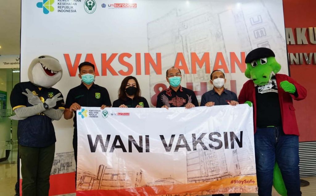 Gelar 'Wani Vaksin', UMSurabaya Libatkan Jojo dan Zoro Persebaya
