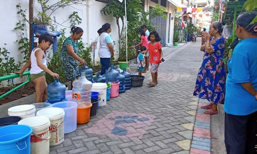 Lapor! Warga Jangkungan Surabaya Kesulitan Air Bersih