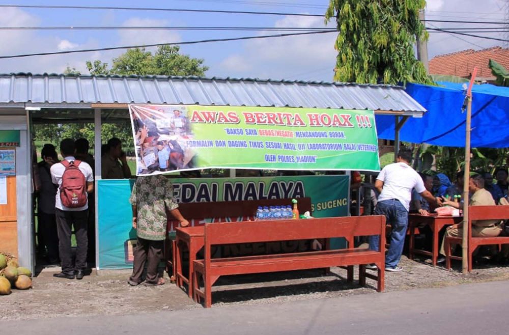 Warung Bakso Korban Hoaks Daging Tikus di Madiun Berangsur Ramai