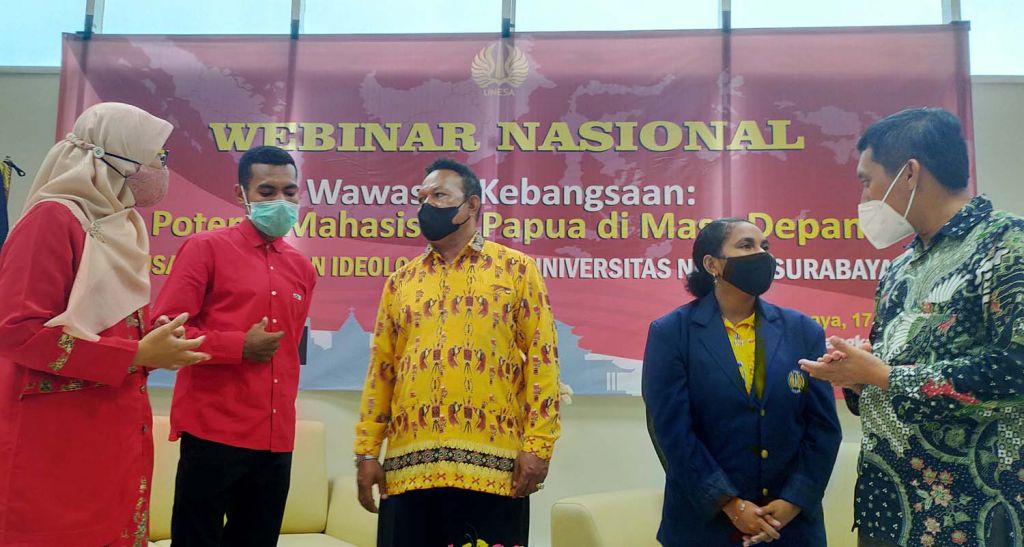 Unesa gelar webinar nasional bertajuk 'Potensi Mahasiswa Papua di Masa Depan'