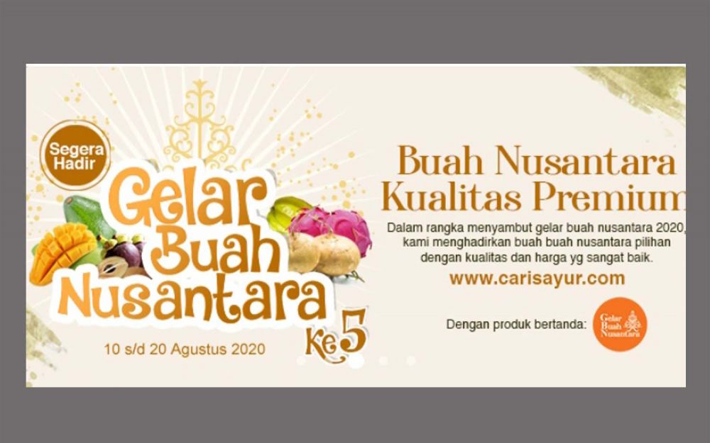 Paskomnas Gelar Webinar Gerakan Konsumsi Buah Nusantara