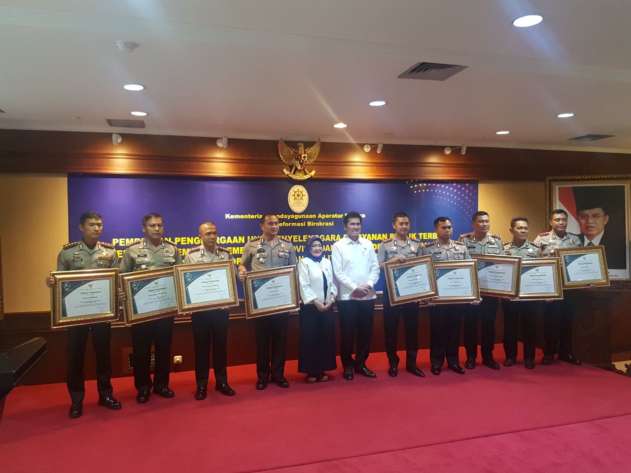 Polres jajaran yang mendapatkan penghargaan dari MenPAN-RB