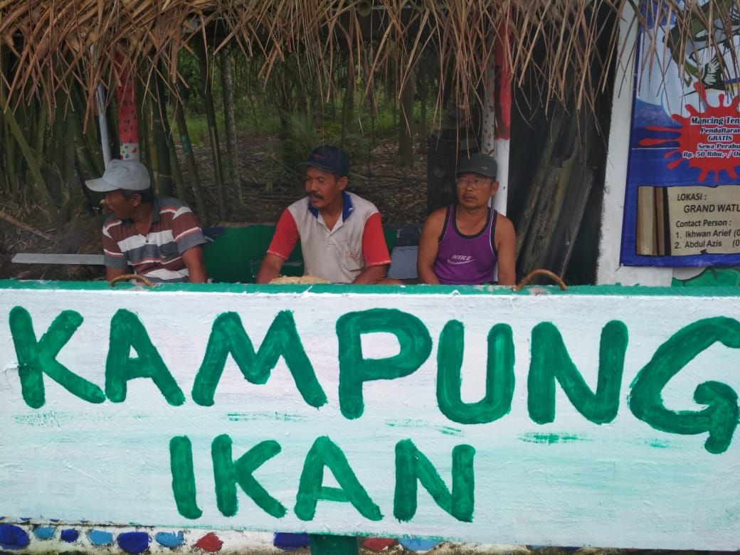 Kampung ikan di Dusun Krajan, Desa Jajag, Gambiran, Banyuwangi