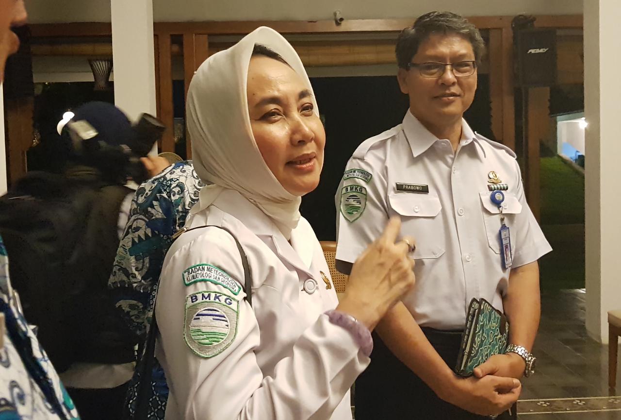 Kepala BMKG Pusat Dwikorita Karnawati