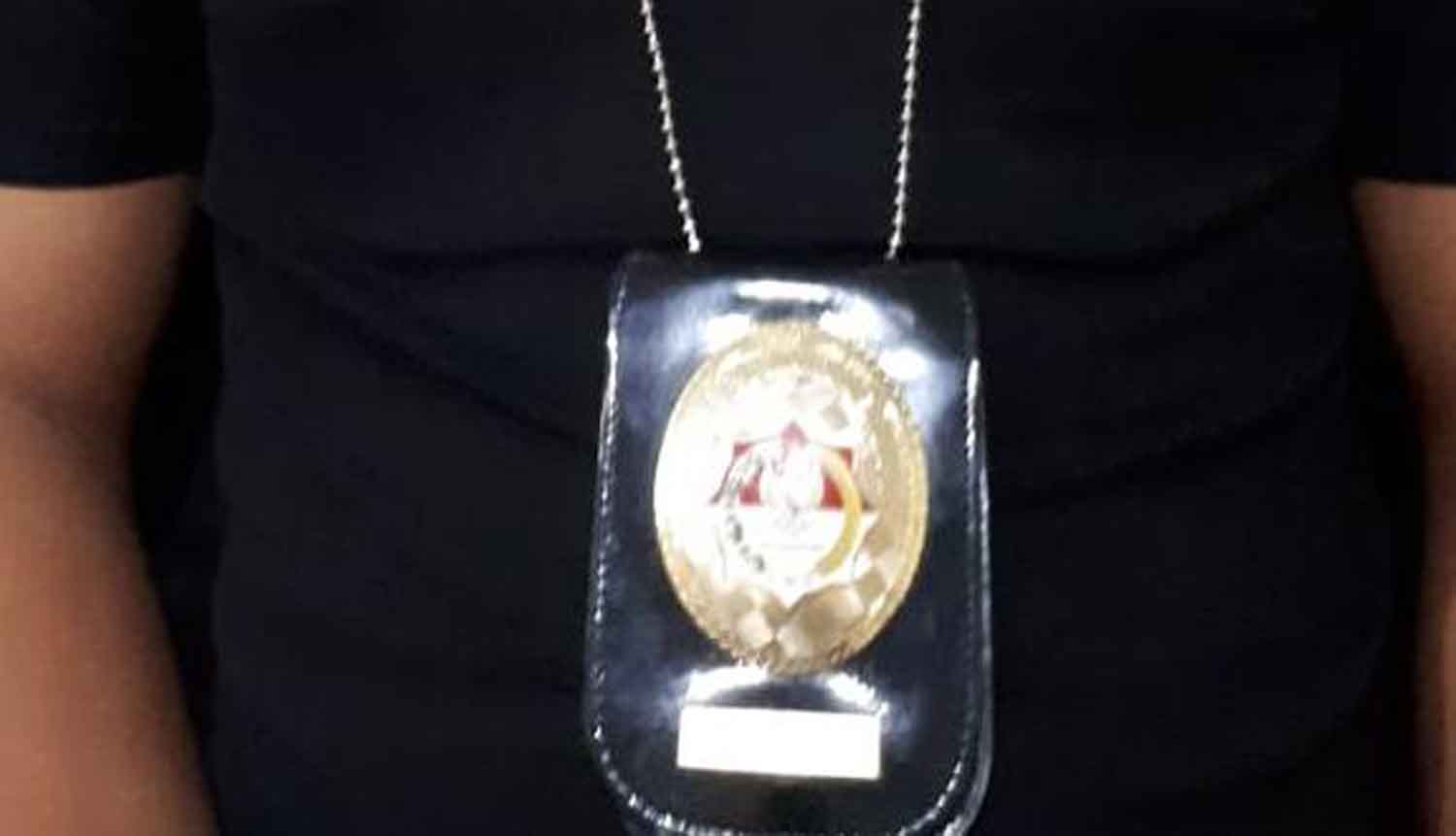 Salah satu orang yang difoto polisi/istimewa