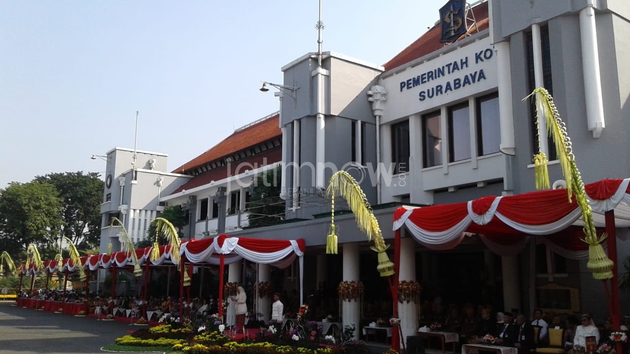 Wali Kota Risma memberikan sambutan./Foto: Arif Ardianto