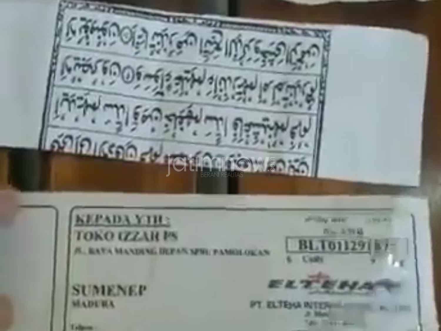 Salah satu potongan gambar dalam video yang viral./Foto: Istimewa