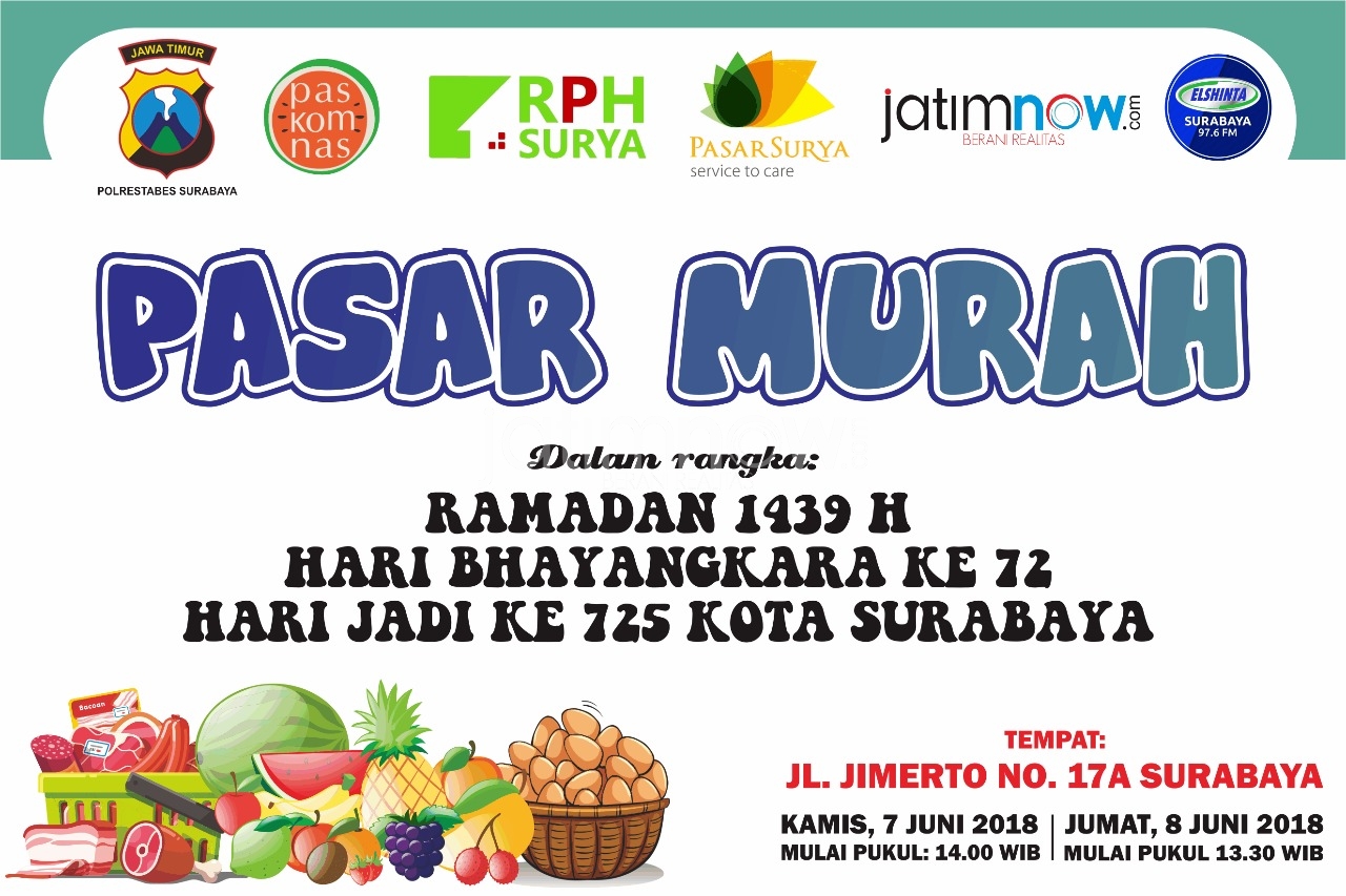 Pasar Murah di Jimerto Hari Pertama, Panitia: Dimulai Pk 14.00 Wib