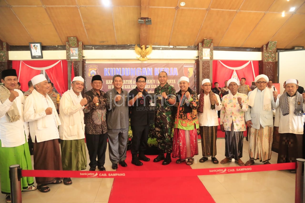 Berita Foto: Cek Madura Bersama Pangdam, Kapolda: Pilgub Jatim Siap