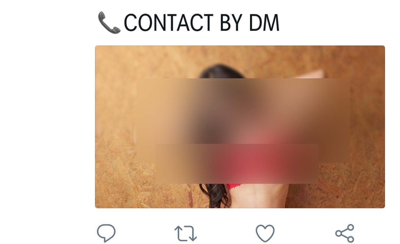 Prostitusi online yang ditawarkan di Medsos