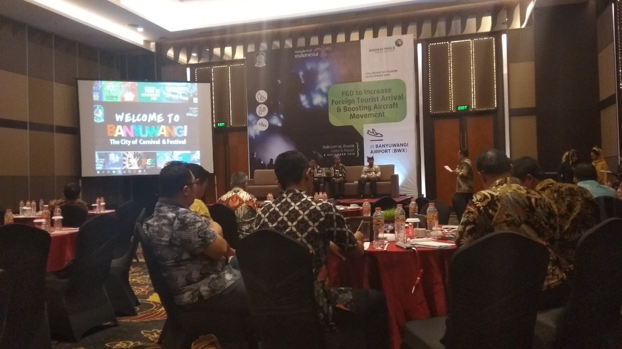 FGD bersama Kemenpan RI, pihak maskapai dan Pemkab Banyuwangi 