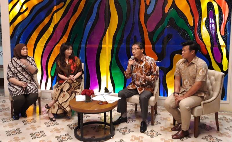 Jumpa pers Travel Fair kerjasama antara HSBC dengan ANA, Kamis (20/9/2018).