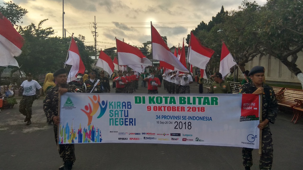 Kirab Satu Negeri Banser bertolak ke Tulungagung