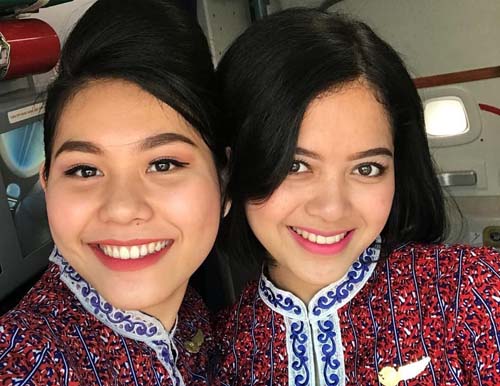 Alfina Hidayatul Solika (kanan)/istimewa