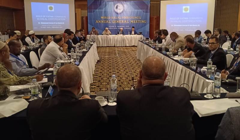36 lembaga halal dunia saat menggelar Annual General Meeting di Jakarta. 