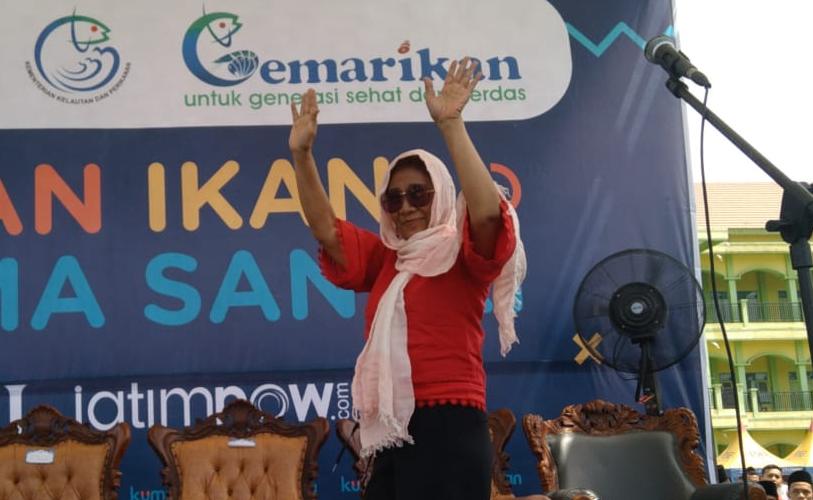 Menteri Kelautan dan Perikanan Susi Pudjiastuti