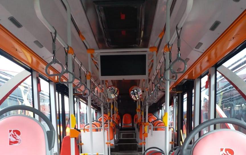 Penampakan interior Bus Suroboyo/ Foto-Foto: Istimewa