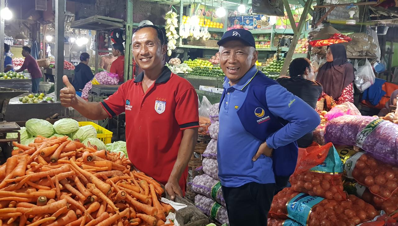 Gus Choi saat mengunjungi Pasar Keputran Surabaya