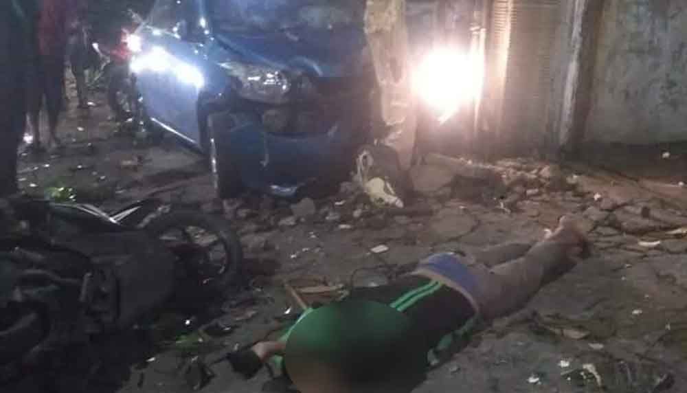 Korban tewas usai ditabrak taksi