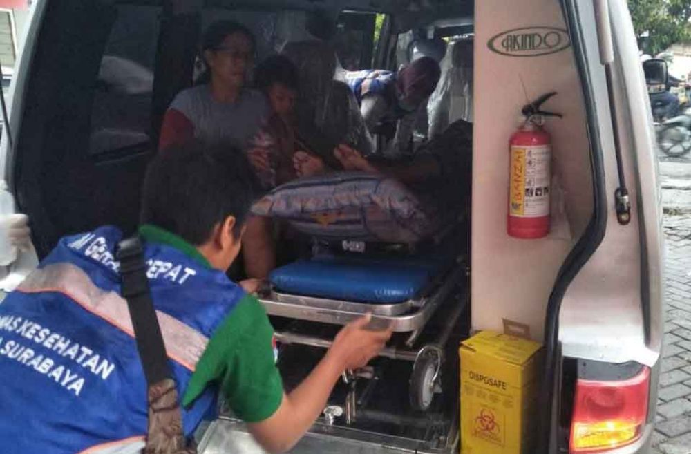 Korban dibawa ke RS BDH