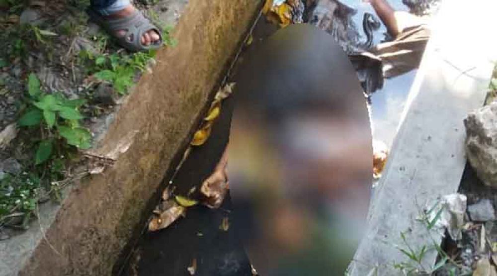 Diduga Sakit, Pria ini Ditemukan Tewas di Selokan
