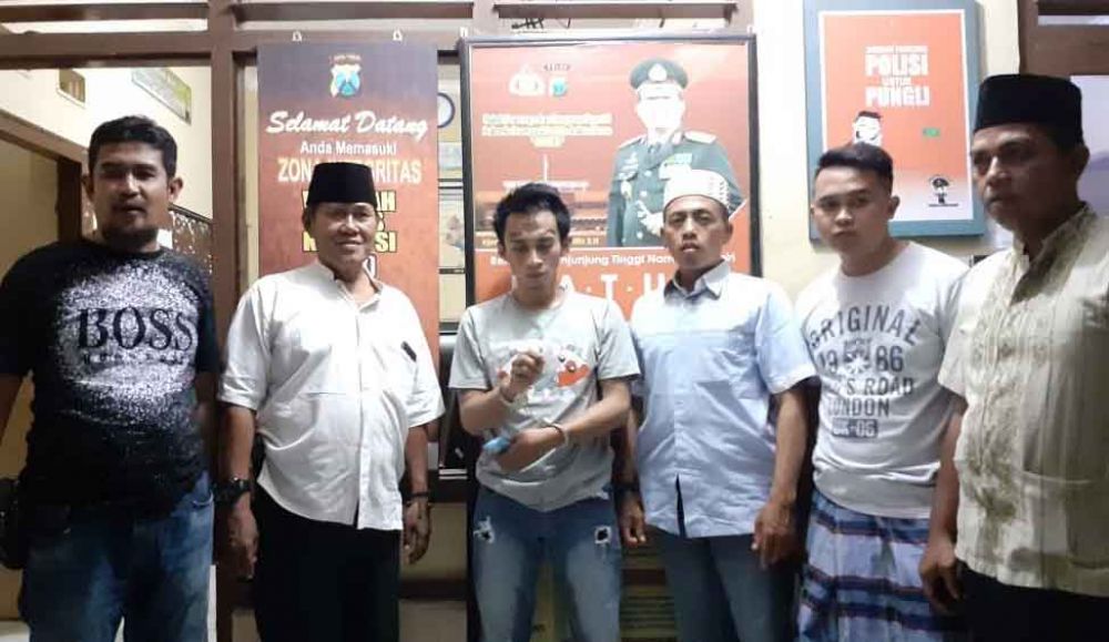 Tersangka ditangkap Polsek Pademawu