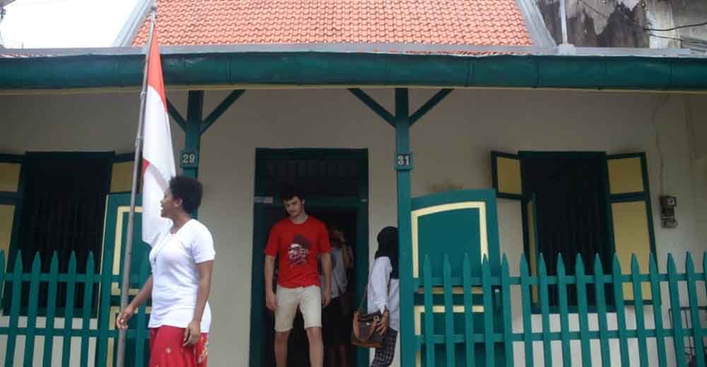 Rumah kelahiran Proklamator Kemerdekaan RI, Ir Soekarno di Jalan Pandean, Surabaya