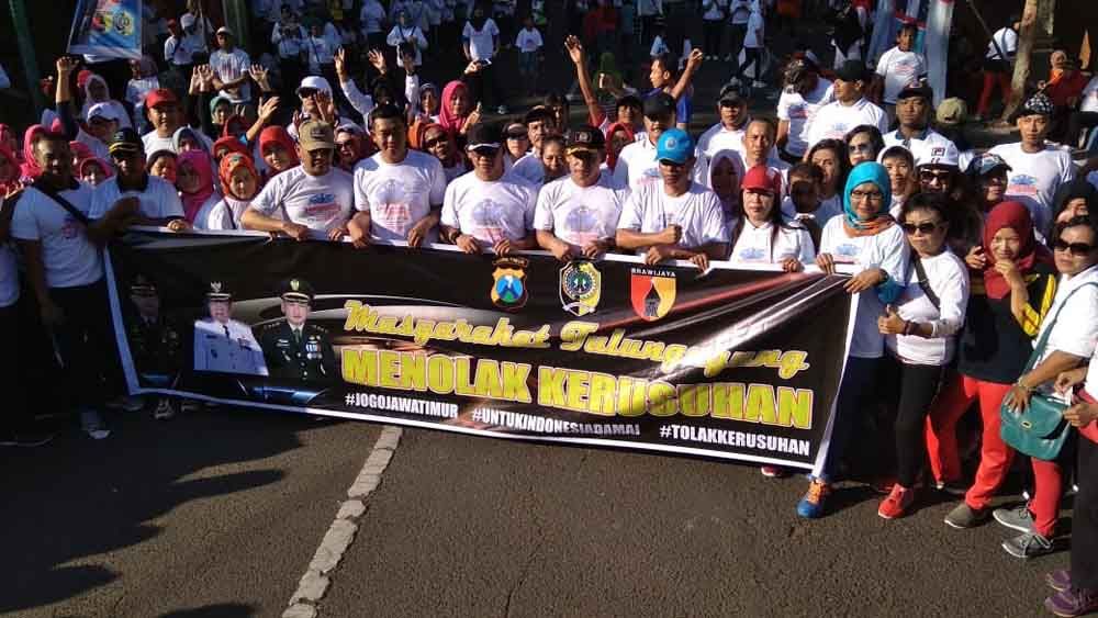 Masyarakat Tulungagung Gelar Deklarasi Tolak Kerusuhan